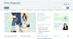 Desktop Screenshot of irenemakeup.com